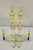 Vintage Brass Urn & Marble Federal Style Branch Leg Fireplace Andirons - A Pair For Sale - Image 11 of 11