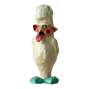 Vintage Folk Art Henri's Restaurant Paper Maché "Florida Money" Bank, Circa 70s-80s