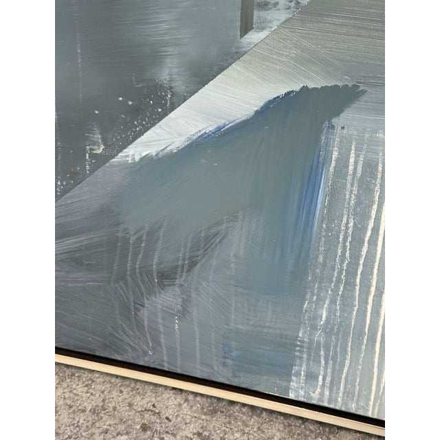 Gray Emanuel Bernstone's Radiation Oil on Canvas, Framed For Sale - Image 8 of 12