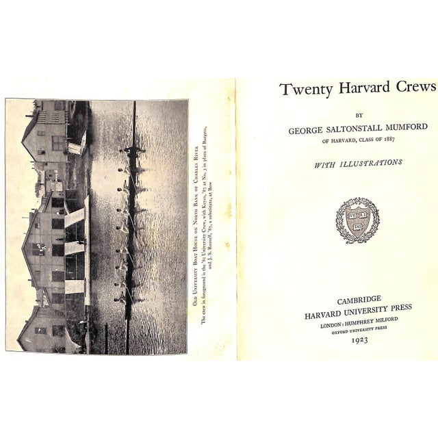 "Twenty Harvard Crews" 1923 Mumford, George Saltonstall For Sale - Image 4 of 12