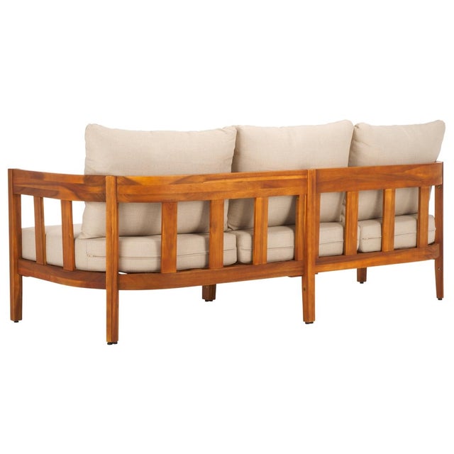 Owen 3 Seat Sofa, Natural/Taupe For Sale - Image 11 of 11