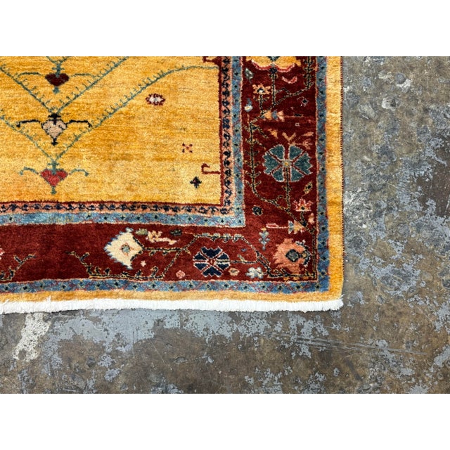 Late 20th Century 3ft1in × 9ft4in Hand Knotted Wool Runner, Vintage For Sale - Image 5 of 12
