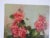 English Contemporary Garden Pink Flowers Bee Painting For Sale - Image 3 of 5