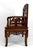 Asian Armchairs with Bats and Cranes, 1880s, Set of 4 For Sale - Image 9 of 18