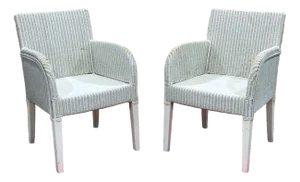 Set of Lloyd Loom Armchairs by Vincent Sheppard, 2000s