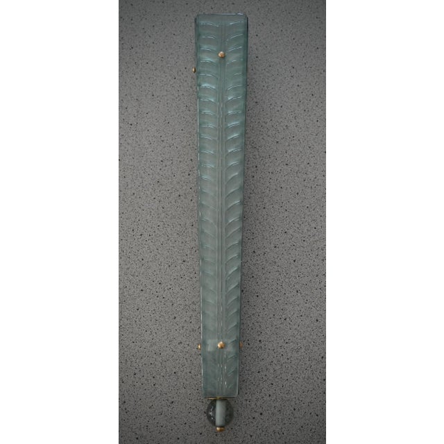 Mid-Century Modern Green Murano Art Glass Wall Light, 2000s For Sale - Image 3 of 9