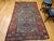Antique Caucasian Karabagh Area Rug, Hand-Knotted Wool, Geometric Design, Ivory & Blue, 5x8 For Sale - Image 4 of 17