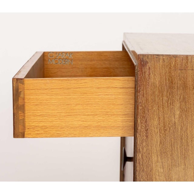 Burnt Orange Tommi Parzinger X Charak Modern Dressers, Pair For Sale - Image 8 of 10