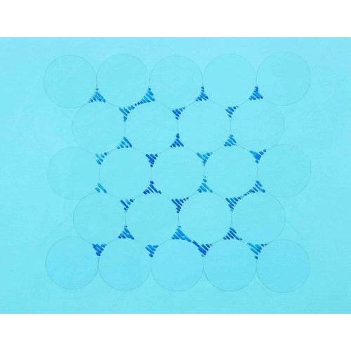Modern Gastone Biggi, Blue n.18, 1974, Acrylic Painting on Canvas, Framed For Sale - Image 3 of 4