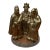 Late 20th Century Fu, Lu, Shou Wise Men Heavy Brass Scholars Detailed Figurines For Sale