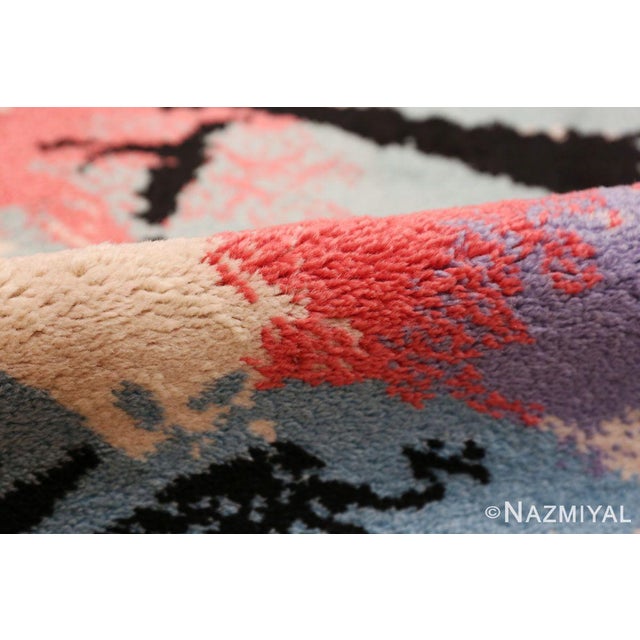 Mid 20th Century Nazmiyal Collection Vintage Mid-Century Swedish Robert Jacobsen Ege Rug For Sale - Image 5 of 6