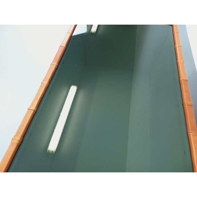 Tan Vintage Swiss Rectangular Coffee Table from de Sede, 1970s For Sale - Image 8 of 14