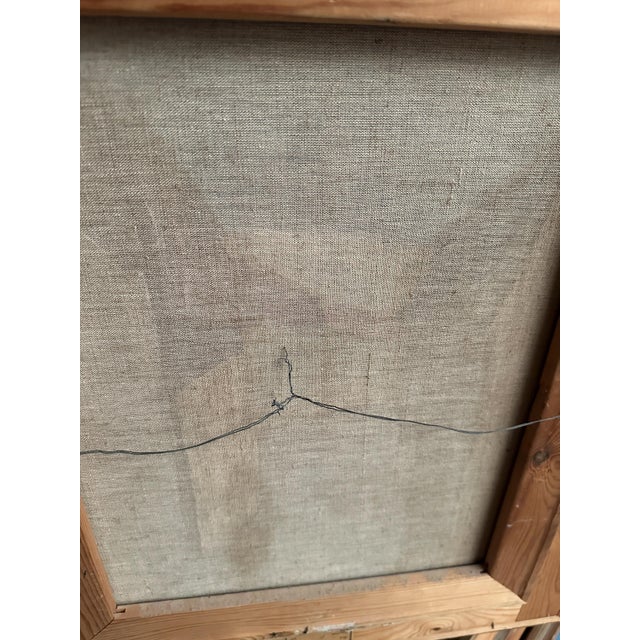 Swedish Artist, Alley, 1950s, Oil on Canvas, Framed For Sale - Image 15 of 16