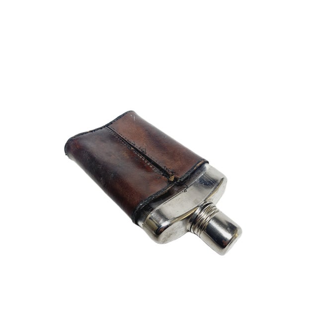 Art Deco French Glass Flask, 1950s For Sale - Image 3 of 10