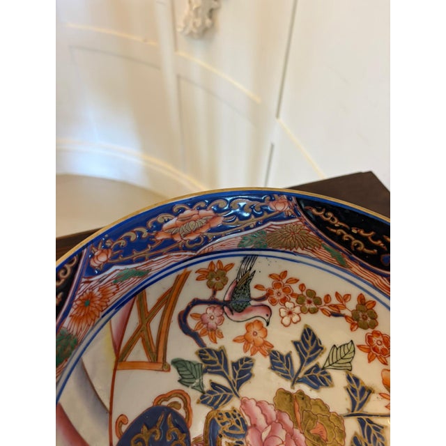 Mid 19th Century Antique Japanese Meiji Imari Porcelain Centrepiece Bowl, 1860s For Sale - Image 5 of 11