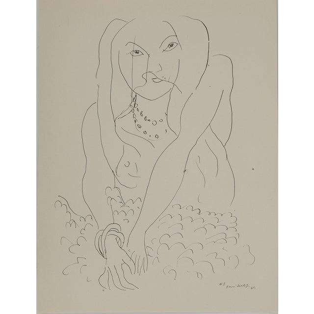 Henri Matisse, Mariée et son jupon, Nude, Lithograph For Sale