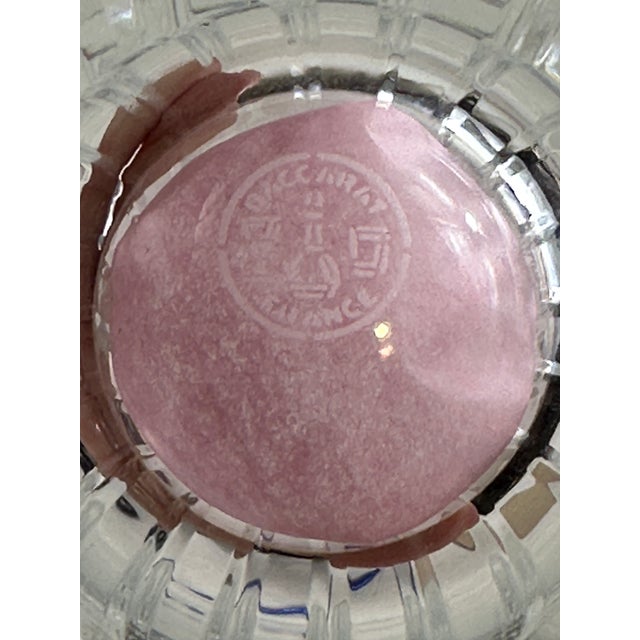 Glass Vintage Baccarat Crystal Vase For Sale - Image 7 of 7