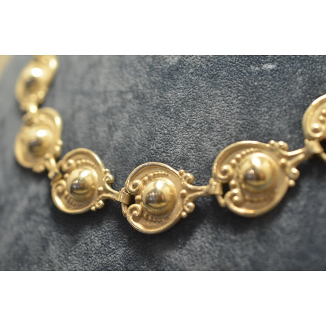 925 Silver Necklace and Bracelet by Margot de Taxco, 1940s, Set of 2, in Very Good conditions. Designed 1920 to 1949 This...