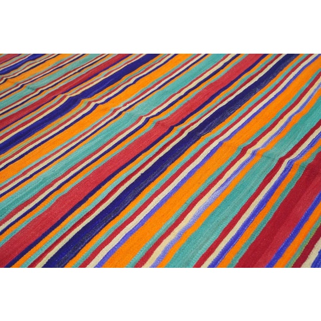 Vintage Kilim Rug 5'4'' x 8' For Sale - Image 9 of 11