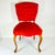 How lovey and charming is this French Provincial Red Velvet Side Chair? The style is old Hollywood Regency and Bohemian...