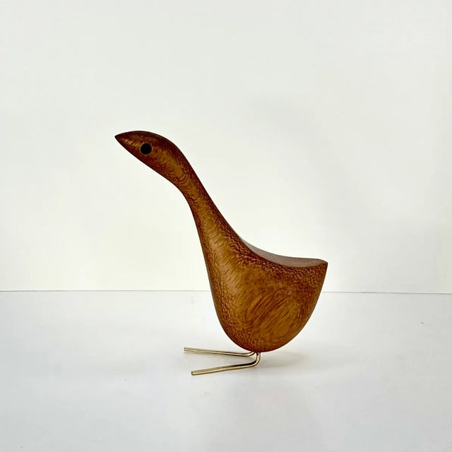 Not Yet Made - Made To Order Mid Century Modern/ Danish Jacob Hermann Style Teak Goose Figurine For Sale - Image 5 of 9