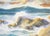 Paper Rocky California Seascape in Watercolor on Paper by Paul Dougherty For Sale - Image 7 of 11