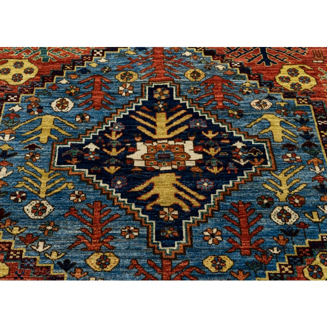 Oriental Handmade Rug 8'11" x 11'11" For Sale - Image 4 of 4