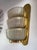 Pair of Sconces Brass and Glass by Seguso. Italy, 1940s For Sale - Image 12 of 13
