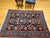 1900 - 1909 Antique Persian Malayer Rug, Hand-Knotted Wool, Geometric Pattern, 5x7, Navy and Green For Sale - Image 5 of 16