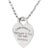 Vintage Return to Tiffany Sterling Silver Heart Tag Pendant & Dog Tag Chain Necklace For Sale