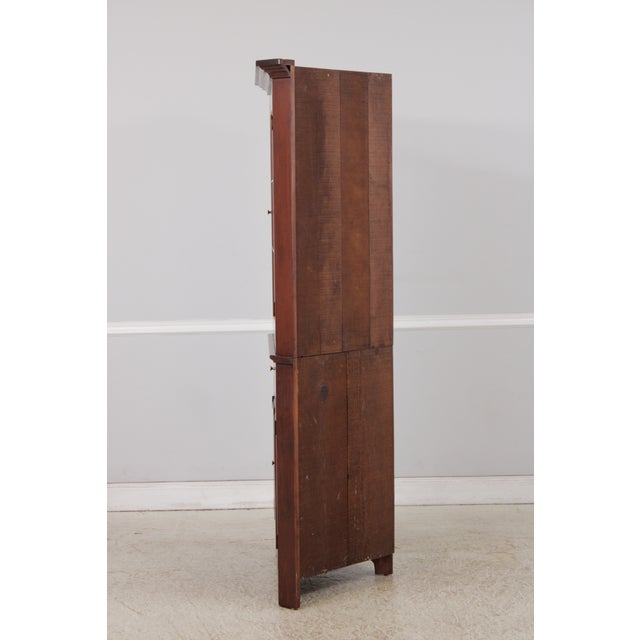 Seely Custom Made Cherry Corner China Cabinet For Sale - Image 12 of 14
