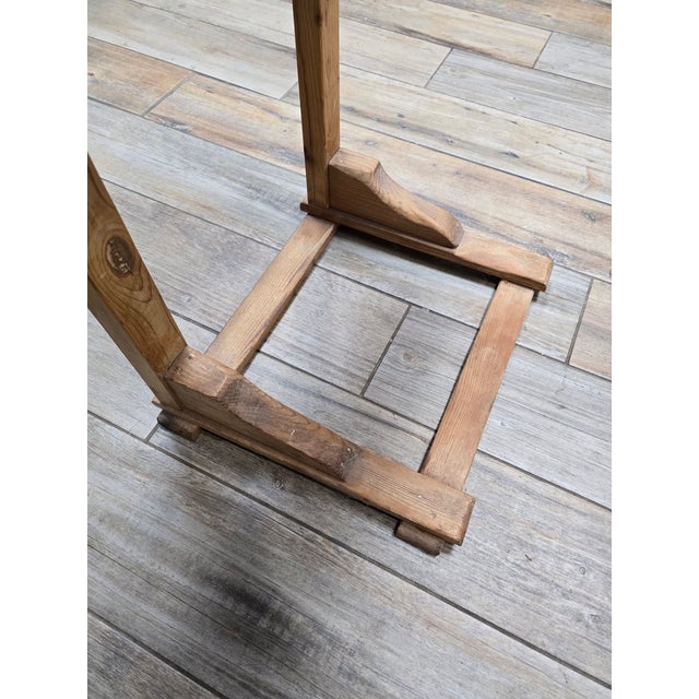 Antique Primitive Early American Slant-Top Child's School Desk For Sale - Image 11 of 12