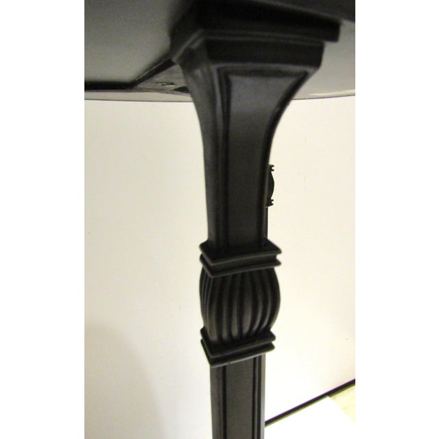 Black Theodore Alexander Empire Style Stone and Bronze Tripod Drink / Accent Table For Sale - Image 8 of 10