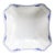 Vintage Royal Copenhagen Princess Blue Hand-Painted Porcelain Square Serving Bowl - #111/708 For Sale