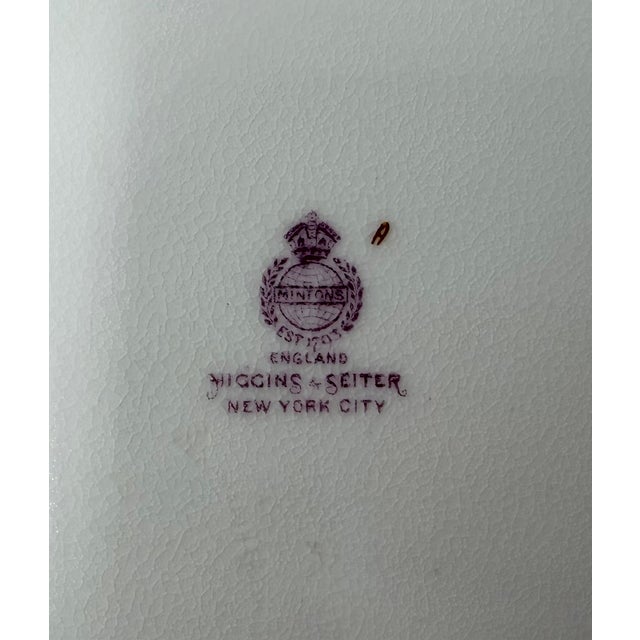 Early 20th Century Vintage New York Yacht Club Surpass Nautical Burgee Plate 7.75"d For Sale - Image 5 of 10
