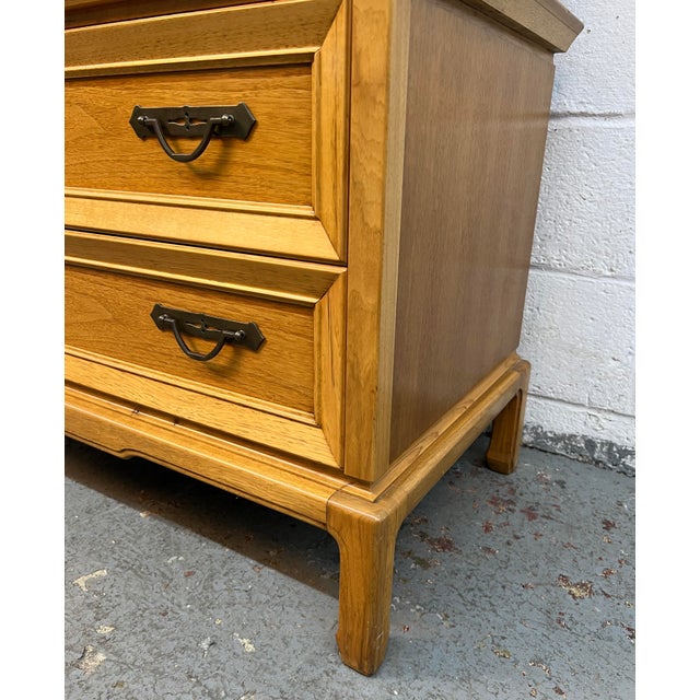 Vintage Faux Lattice Front Gentleman's Chest by Thomasville For Sale - Image 12 of 16