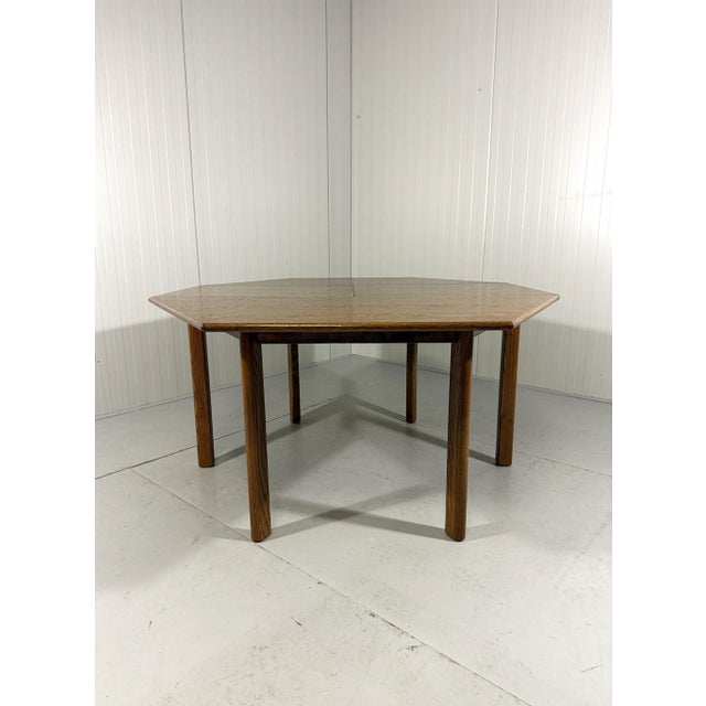 Extendable Hexagon Dining Table, 1970s For Sale - Image 15 of 18