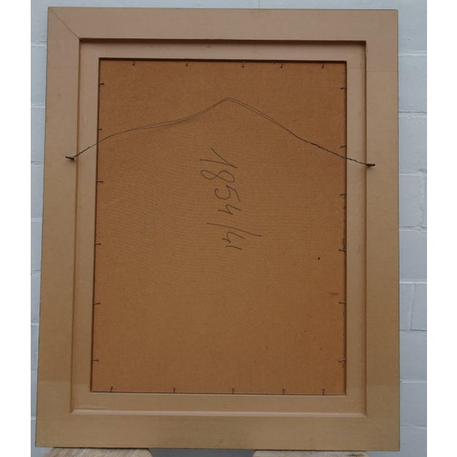 Robert Bergmans, 1970s, Oil on Panel, Framed For Sale - Image 7 of 8