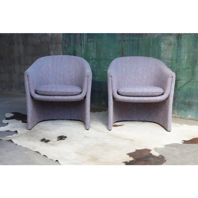 1980s Valdimir Kagan Biomorphic Freeform Armchair by Dunbar For Sale - Image 6 of 8