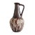 Brown Fat Lava Glaze Vase with Handles from Bay Keramik, 1970s For Sale