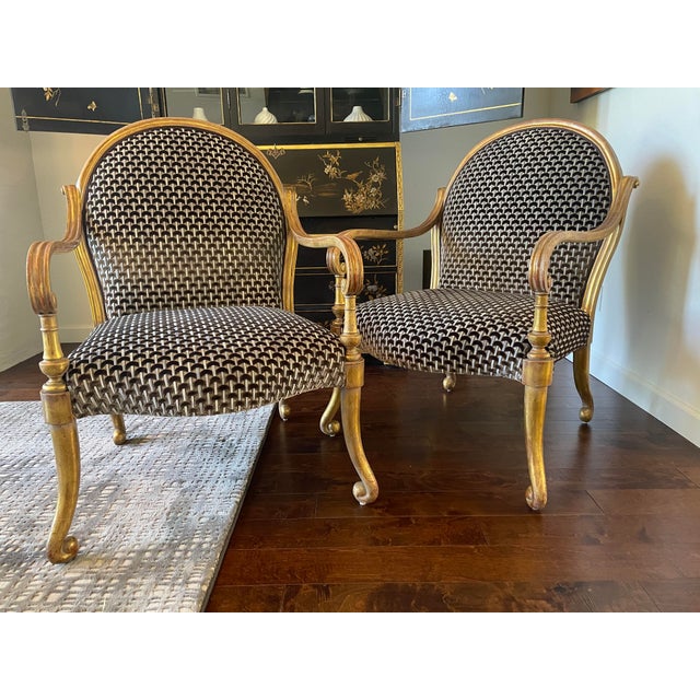Rose Tarlow Verona Arm Chairs- a Pair For Sale - Image 9 of 12