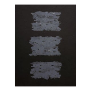 2023 "Cloud Illusions" Black and Gray Abstract Contemporary Painting by Winifred Booth For Sale