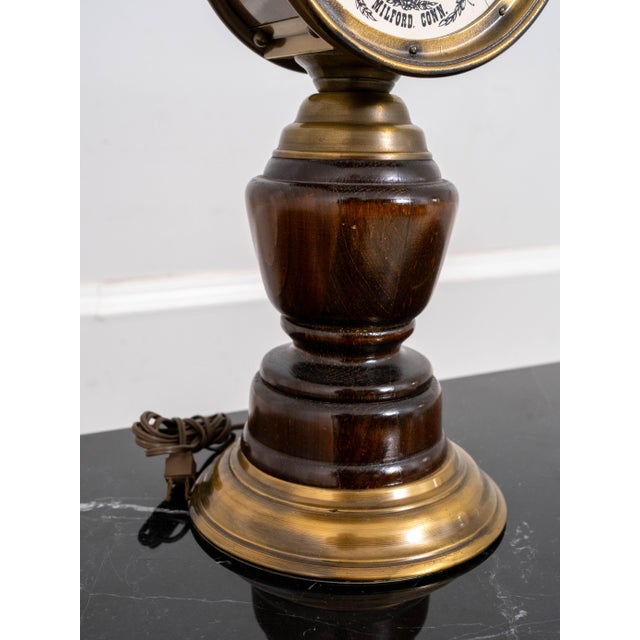 Baldwin Brockett Ship Engine Telegraph Lamp W/ Shade For Sale - Image 10 of 18