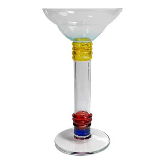 Vintage Postmodern Glass Vase from Leonardo, 1990s For Sale