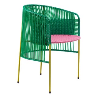 Green Caribe Dining Chair by Sebastian Herkner For Sale