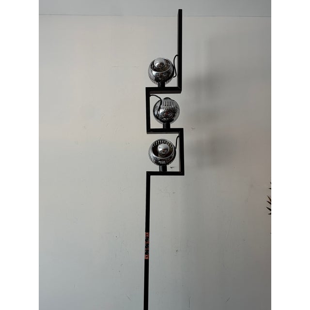 Original Eyeball Floor Lamp by Angelo Lelii for Arredoluce, 1960s Marble Base For Sale - Image 10 of 17