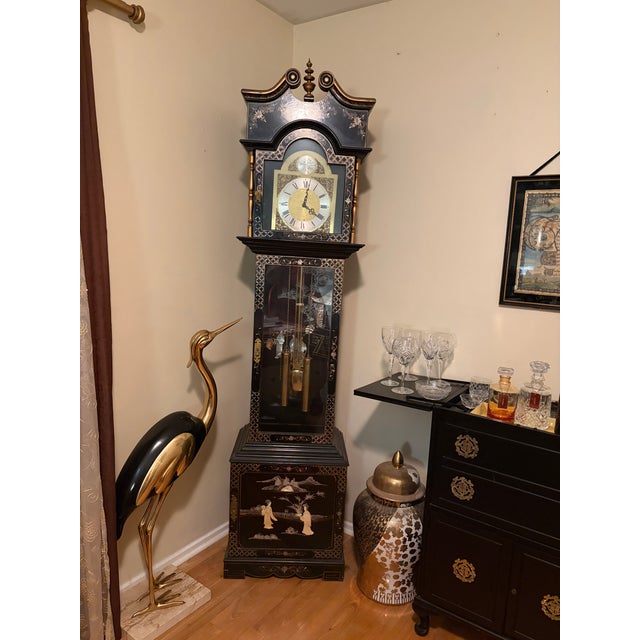 1970s Asian Grandfather Clock For Sale In New York - Image 6 of 6