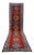 Turkish Hand-Knotted Runner Rug Bold Colors Hallway Rug - 2′8″ × 11′9″ For Sale