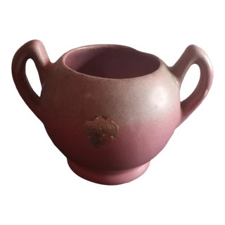 Vintage Niloak Pottery Dual Handle Vase For Sale