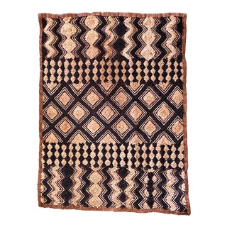 African Kuba Kasai Velvet Raffia Textile For Sale